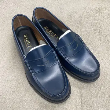 HARUTA 천연 가죽 로퍼 23cm 하루타