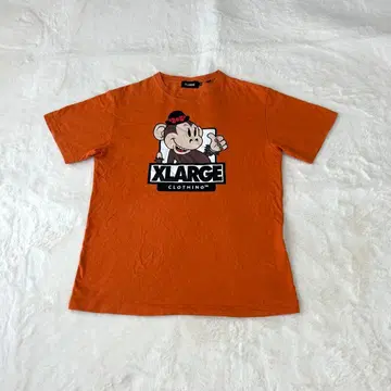 레어 XLARGE 엑스라지 티셔츠 PATTI 파티 원숭이 오렌지