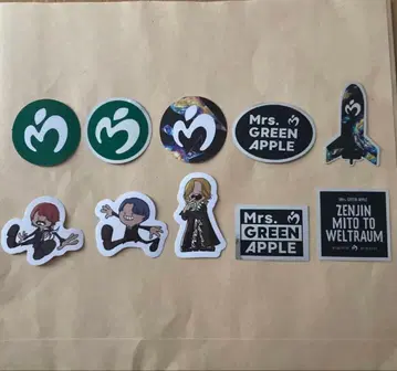 Mrs. GREEN APPLE 스티커 젠진 미세스 그린애플