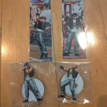 KOF97 랄프 클락 아크릴 스탠드 책갈피 세트