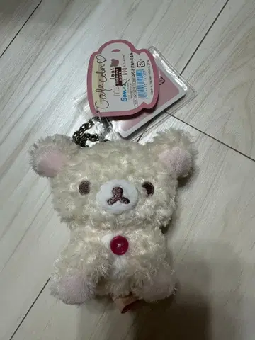 산엑스 코리락쿠마 카페 컬러 밀크티 매달린 봉제 인형