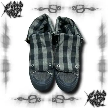 'NFS' PPFM Plaid Pattern High Top SNK