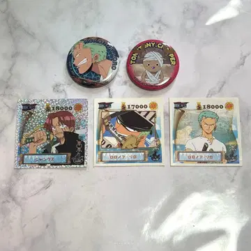 ONE PIECE 스티커 캔뱃지 샹크스 조로 초파
