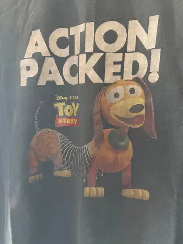 PIXAR 토이스토리 슬링키독 T셔츠 새상품