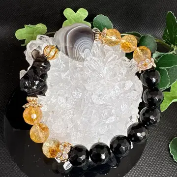 *미다키유님 예약 5/1* 모리온 미니 토끼 마노 하트 시트린 컷