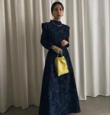 아메리 KEILY FLOWER DENIM DRESS