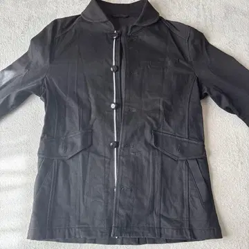 블랙 데님 자켓 다크웨어