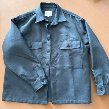 버튼 달린 셔츠 자켓 남성용 타케오 키쿠치 세일