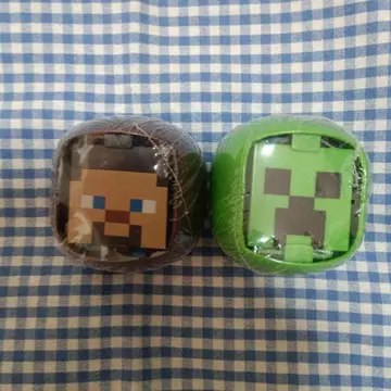 Minecraft 캡슐 토이 스티브와 크리퍼