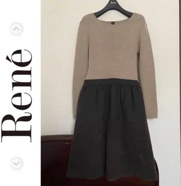 새상품급 Rene 36 이소재 도킹 니트 원피스