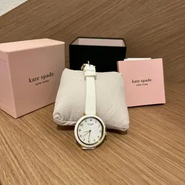 케이트 스페이드 시계 여성용 파크 로우 34mm KSW1441 화이트