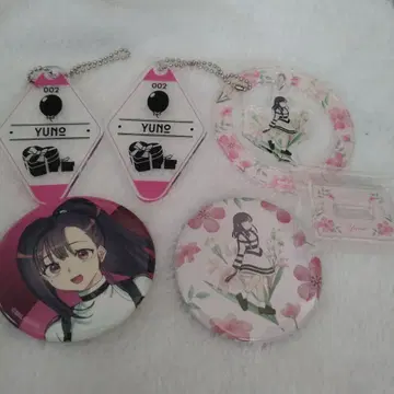 밀그램 유노 아크릴 키링 캔뱃지 아크릴 스탠드