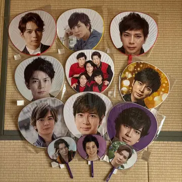 아라시 마츠모토 준 부채 묶음 판매