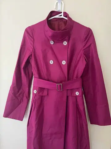 아나이-ANAYI- 스탠드 카라 트렌치코트 사이즈 36(S) 벨트 포함