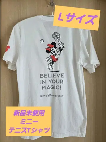 미사용 새상품 Lsize adidas 미키마우스 T셔츠 화이트