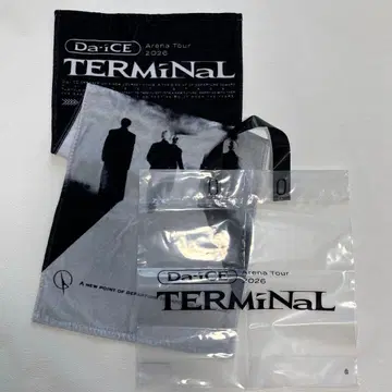 Da-iCE Arena Tour 2026 페이스 타월 한정판 쇼핑백 포함