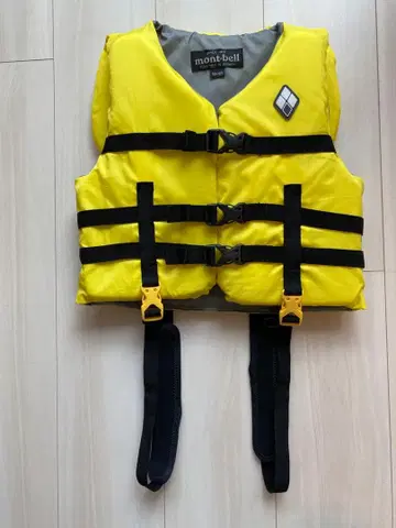 mont-bell 구명 조끼 옐로우 컬러 105-125