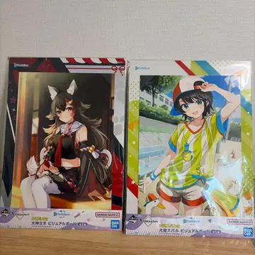 오오카미 미오 오오조라 스바루 비주얼 보드 2장 세트