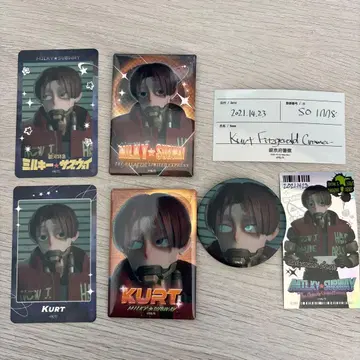 은하 특급 밀키 웨이 극장판 직사각형 스티커 사각 캔뱃지 카트