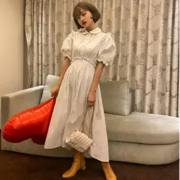 Bibiy. Fish tail dress 롱 원피스 프릴