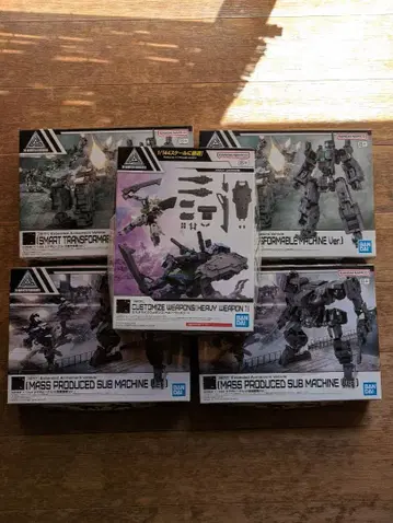 반다이 스피리츠 30MM 5개 세트 미개봉