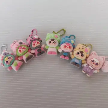 베이비 쓰리 / 봉제 인형 키링 / 7개 세트