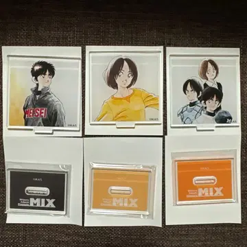 아다치 미츠루 트레이딩 아크릴 스탠드 MIX