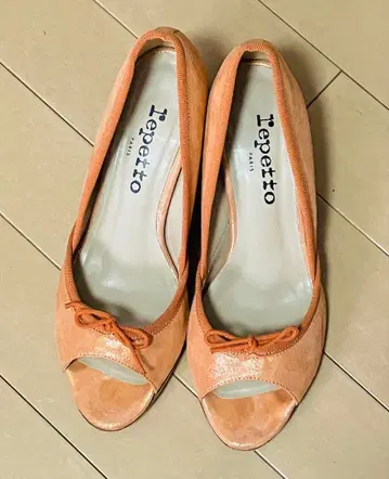Repetto 박스 있음 펌프스 V462TOD 36 오렌지 오픈토