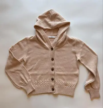 [ 새상품급 ] Rene 후드 부착 가디건 핑크