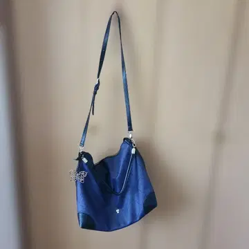 안나수이 딥 퍼플 숄더백 토트백