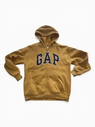 GAP 머스타드 집업 후드티 y2k archive