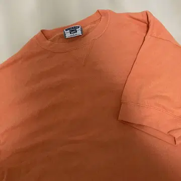 Lee 반팔 맨투맨 USA 무지 오렌지