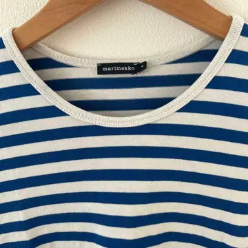 marimekko Tasaraita 긴팔 T셔츠 블루 보더