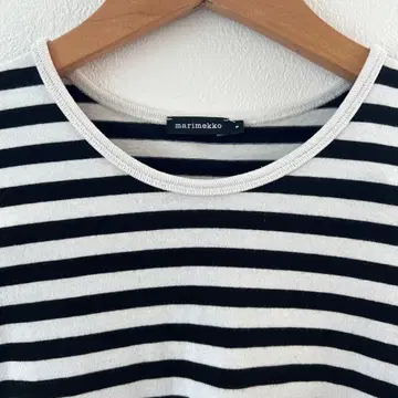 marimekko Tasaraita 긴팔 T셔츠 블랙 보더