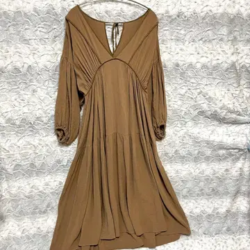 [ ETRE TOKYO ] F 린넨 볼륨 맥시 드레스 롱 원피스