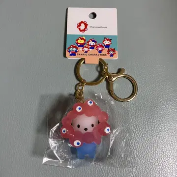 만박 포차코 입체 마스코트 클리어 컬러 키링