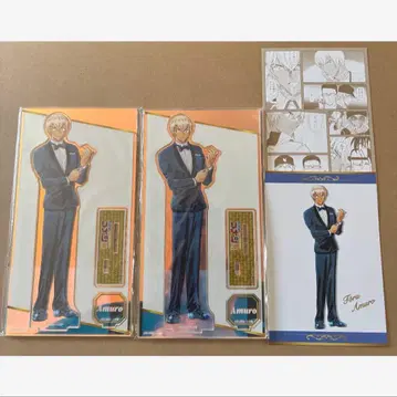 아무로 토오루 명탐정 코난 30주년 원화전 아크릴 스탠드 금박 엽서