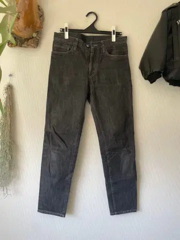 [ TAKEO KIKUCHI ] 남성용 데님 다크 그레이