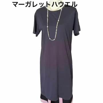 마가렛호웰 반팔 티셔츠 무릎 기장 원피스