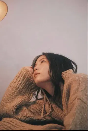 etre tokyo 야노 미키코 오픈넥 벌키 니트 풀오버