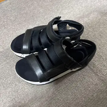 TEVA ZAMORA 테바 자모라 가죽 샌들 블랙 24cm