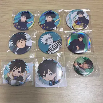 주술회전 후시구로 캔뱃지 세트