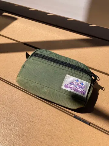 Gregory 그레고리 패디드 벨트 파우치 ~90' 보라색 구 로고