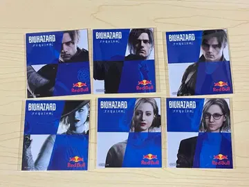 BIOHAZARD 바이오하자드 레퀴엠 레드불 콜라보 스티커 6종