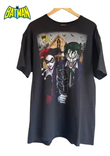 00s 할리 퀸 조커 티셔츠 블랙 XL BATMAN