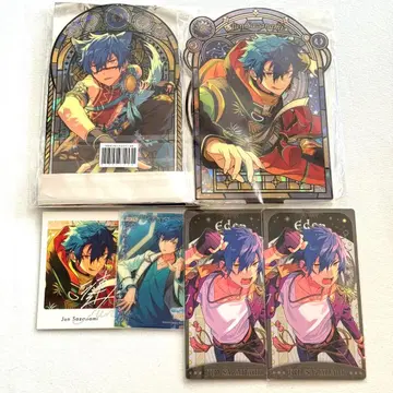 앙스타 사자나미 쥰 중국 아크릴 스탠드 파샤츠 아르카나 카드 세트