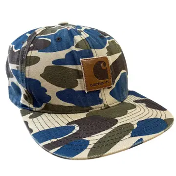레어 Carhartt STARTER 콜라보 카모플라쥬 캡 가죽 WIP