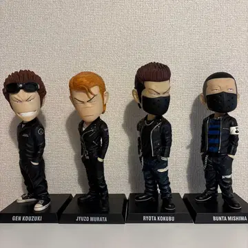 크로우즈 crazy heads 피규어 4체 세트