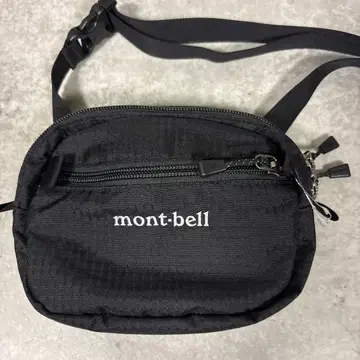 미사용 mont-bell 미니 파우치 숄더백 블랙