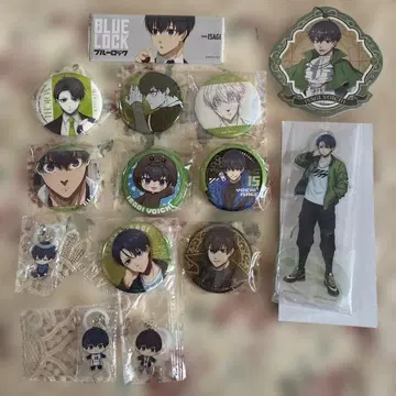 블루 록 이사기 요이치 일괄 13점 캔뱃지 아크릴 스탠드